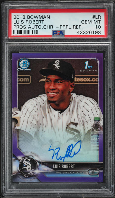 2021 Topps Inception Team Logo Luis Robert ROOKIE PATCH AUTO 1/5