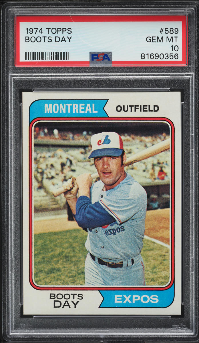 1974 Topps Boots Day #589 PSA 10 GEM MINT