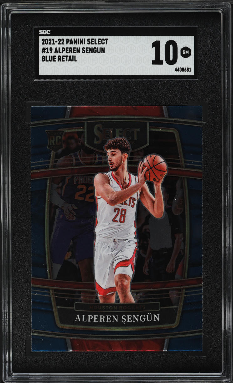 2021 Select Blue Retail Alperen Sengun ROOKIE #19 SGC 10 GEM MINT