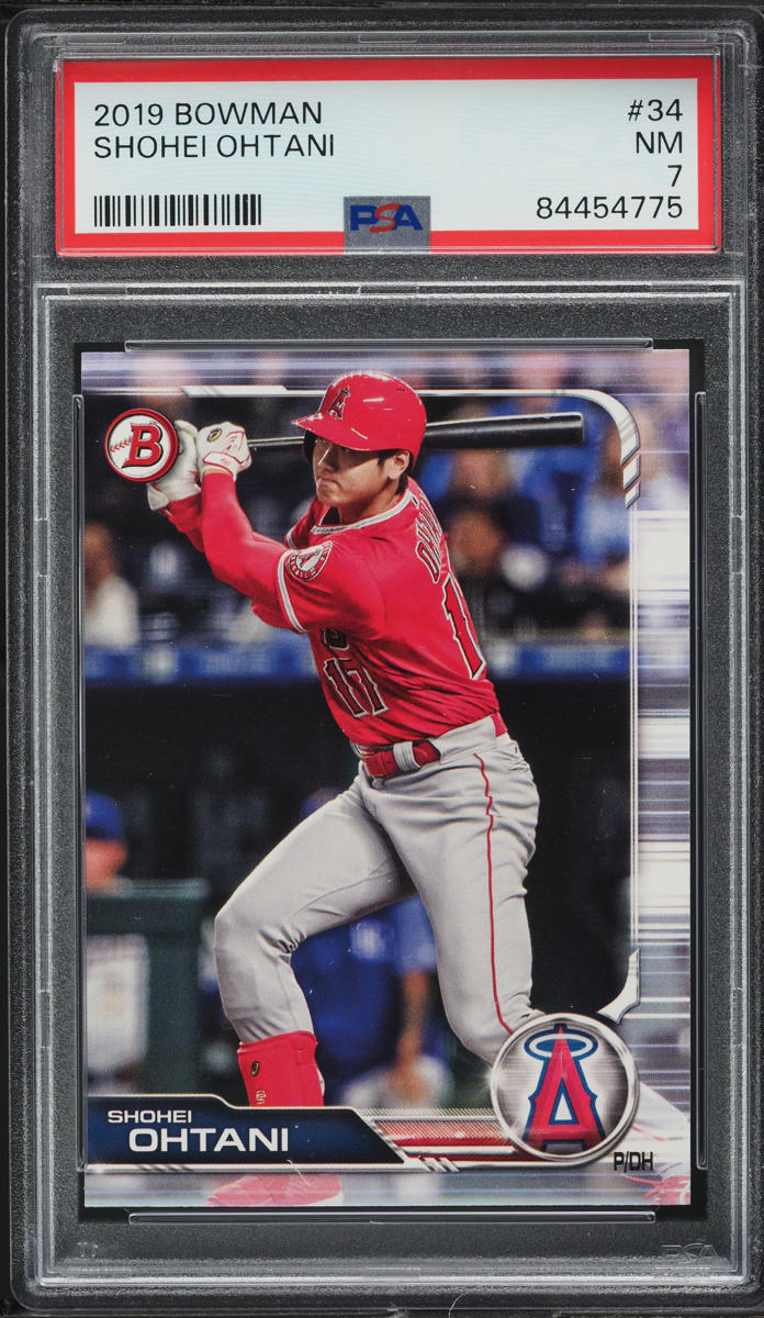 2019 Bowman Shohei Ohtani #34 PSA 7 NRMT on Fanatics Collect