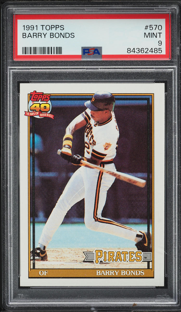 1991 Topps Barry Bonds #570 PSA 9 MINT