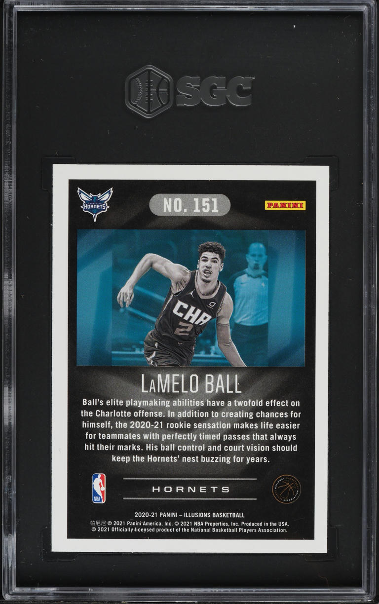 2020 Panini Illusions LaMelo Ball ROOKIE #151 SGC 9.5 MINT+