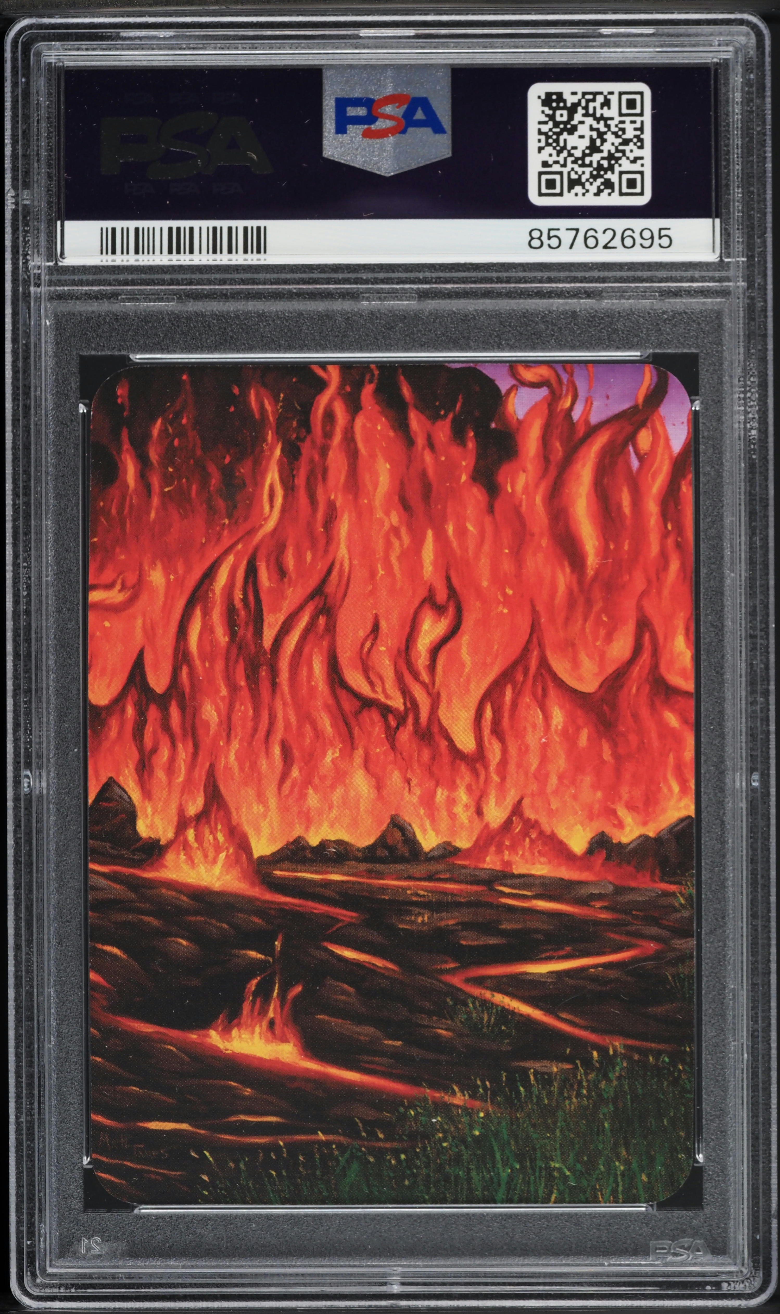2023 Sorcery Contested Realm Alpha Foil Wall Of Fire PSA 10 GEM