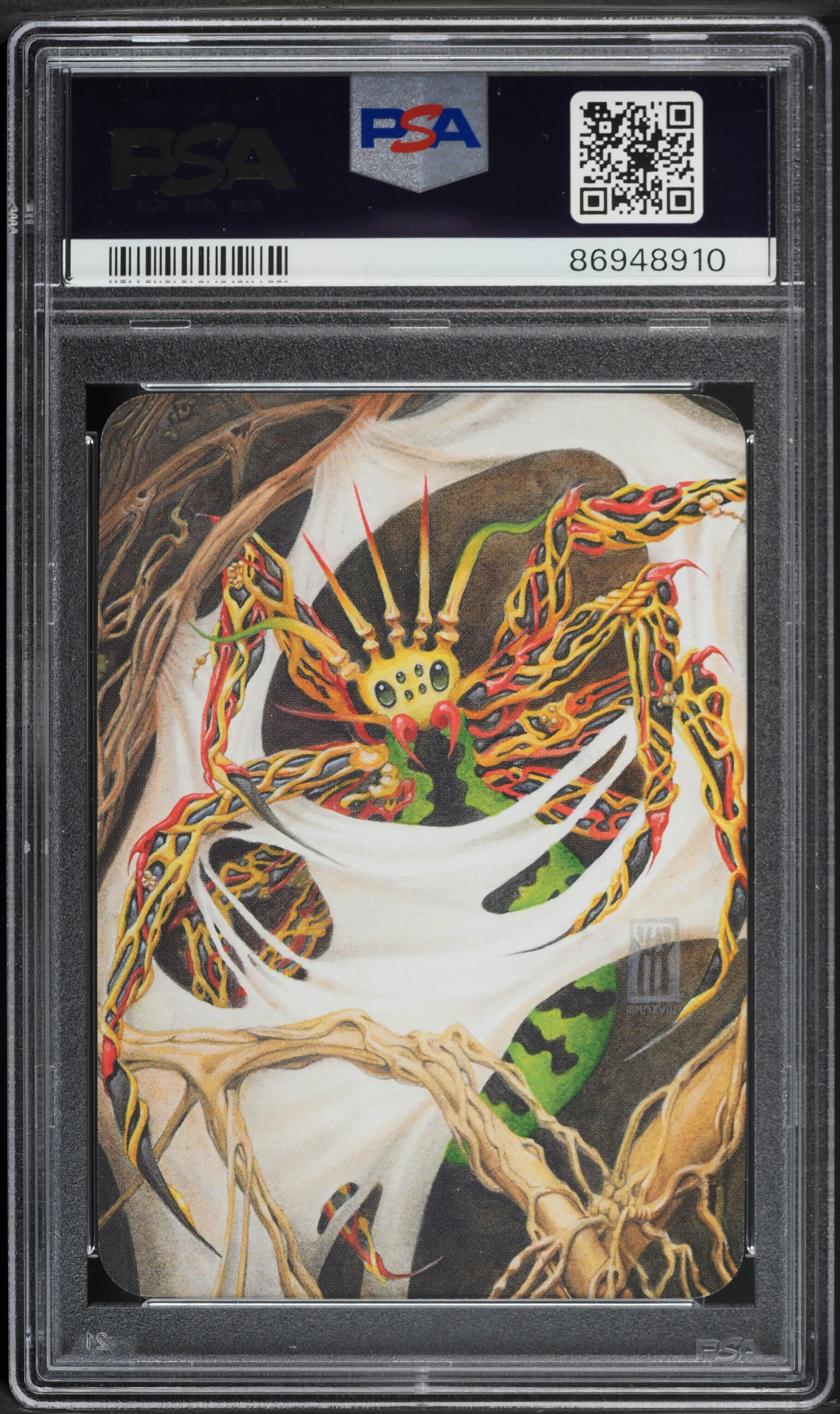2023 Sorcery Contested Realm Alpha Foil Root Spider PSA 9 MINT on