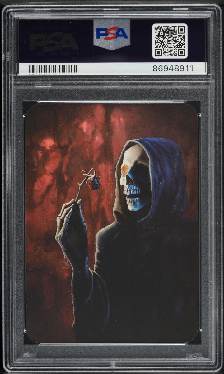 2023 Sorcery Contested Realm Alpha Foil Mortality PSA 10 GEM MINT