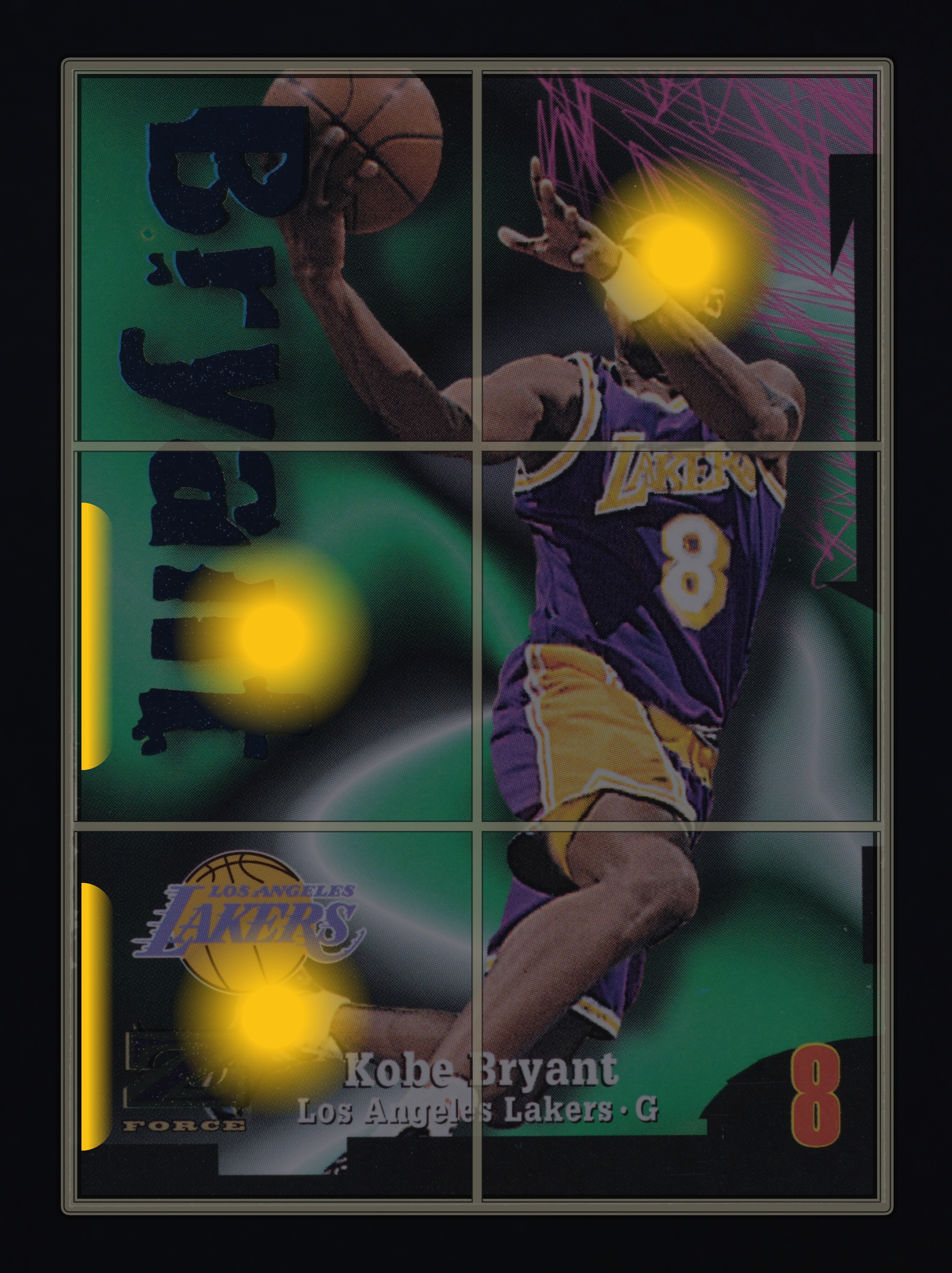 1997 Skybox Z-Force Kobe Bryant #88 MBA AUTH on Fanatics Collect