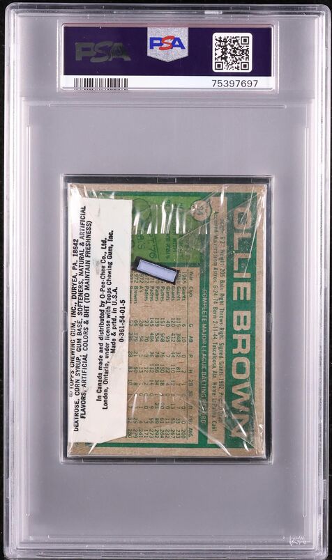 1977 Topps Baseball Cello Pack PSA 8 NM-MT