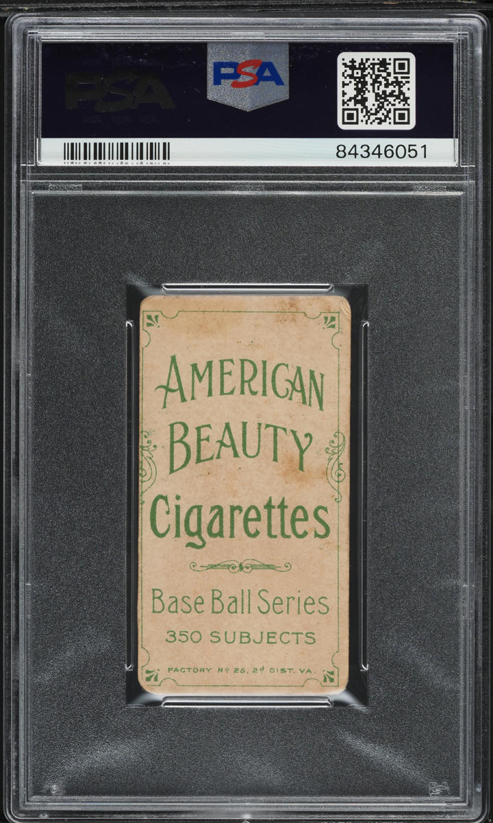 1909-11 T206 Frank Delehanty AMERICAN BEAUTY PSA 1 PR