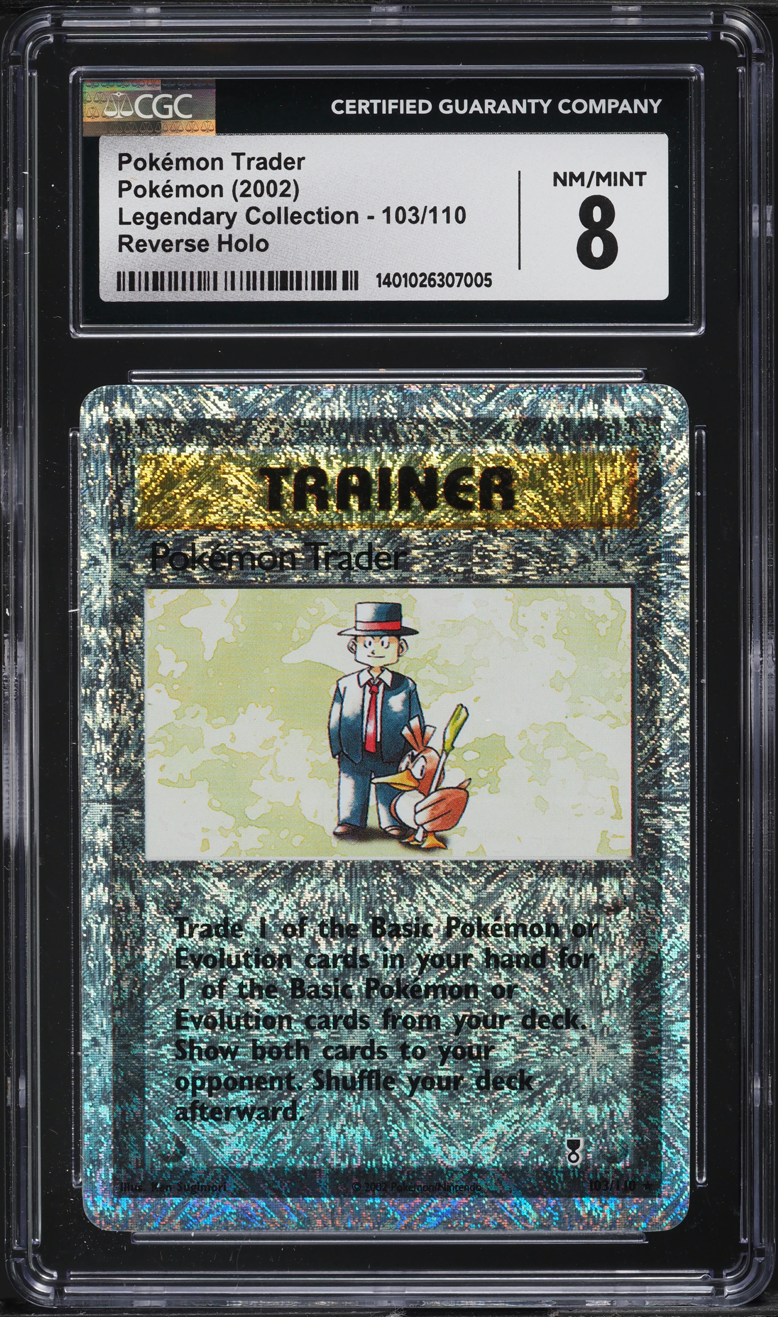 2002 Pokemon Legendary Collection Reverse Holo Pokemon Trader #103