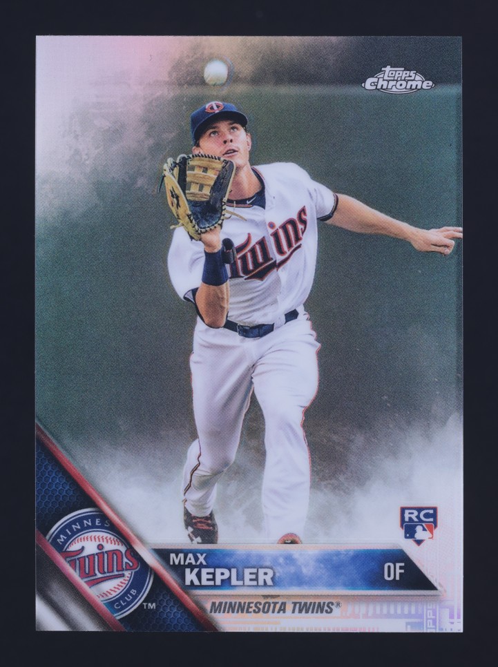 2016 Topps Chrome Refractor Max Kepler ROOKIE #138 MBA AUTH