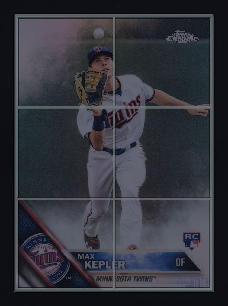 2016 Topps Chrome Refractor Max Kepler ROOKIE #138 MBA AUTH
