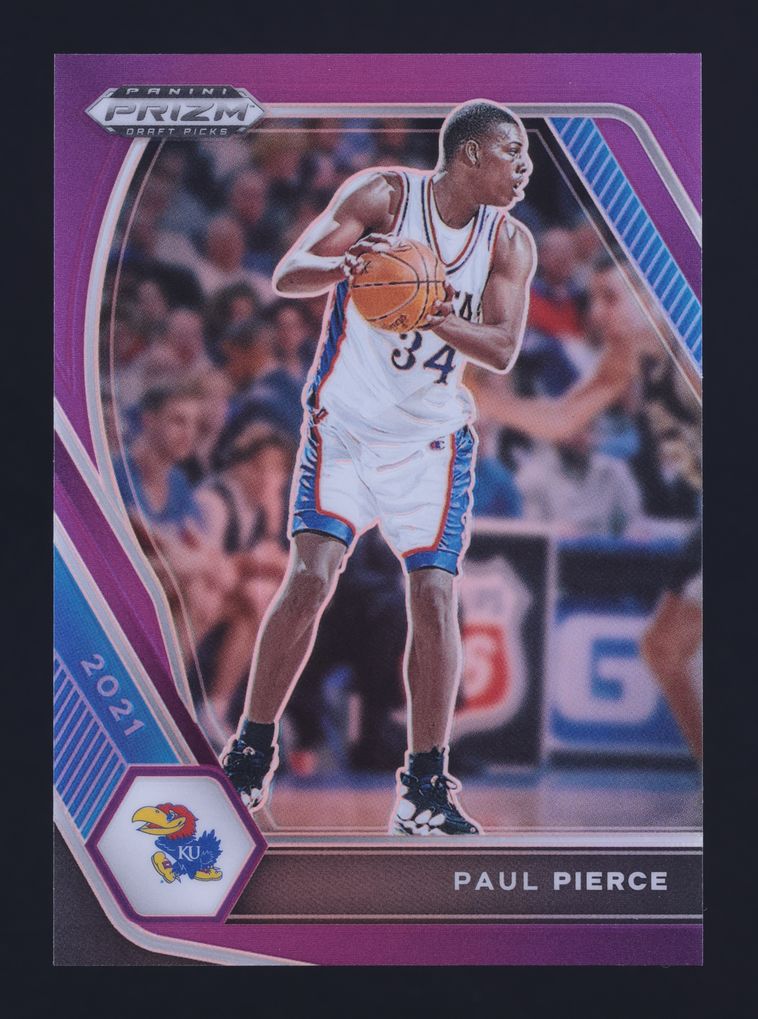 2021 Panini Prizm Draft Picks Purple Paul Pierce /75 #89 MBA AUTH