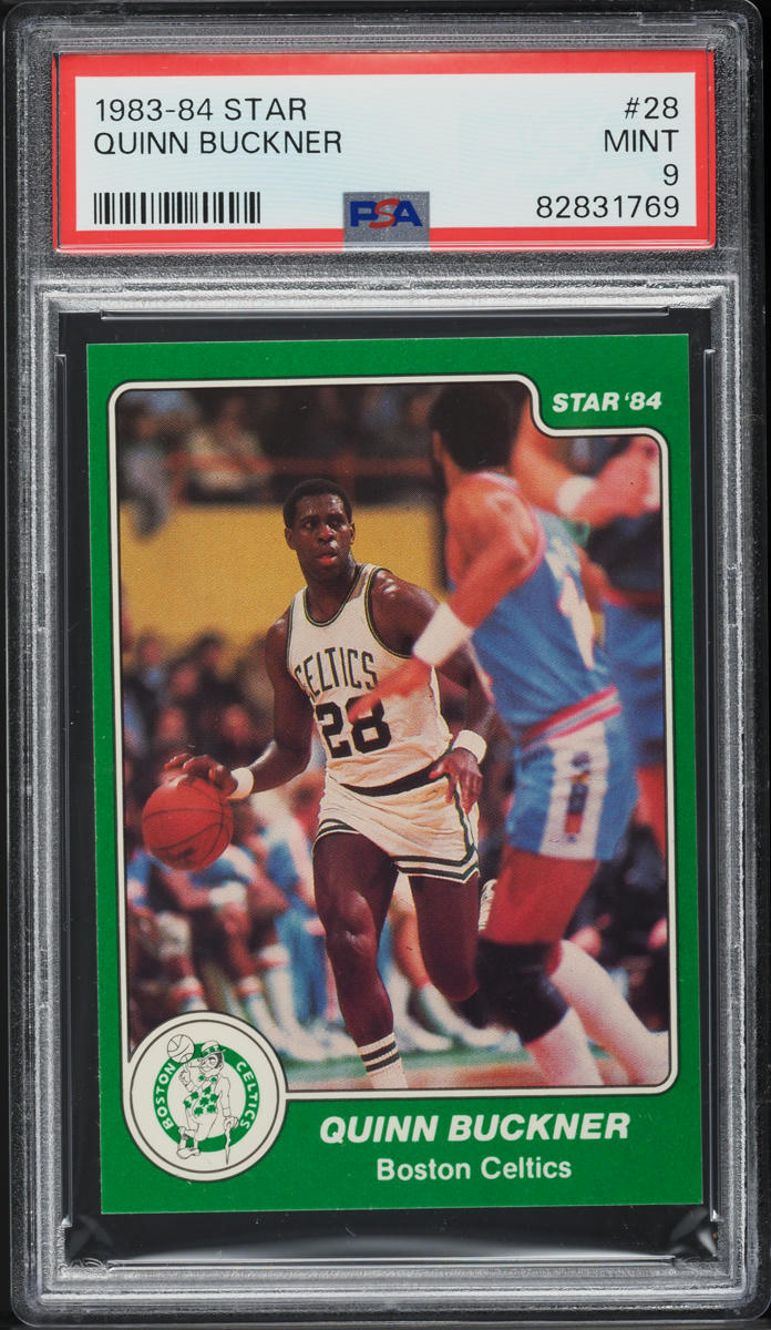 1983-84 Star Basketball Quinn Buckner #28 PSA 9 MINT