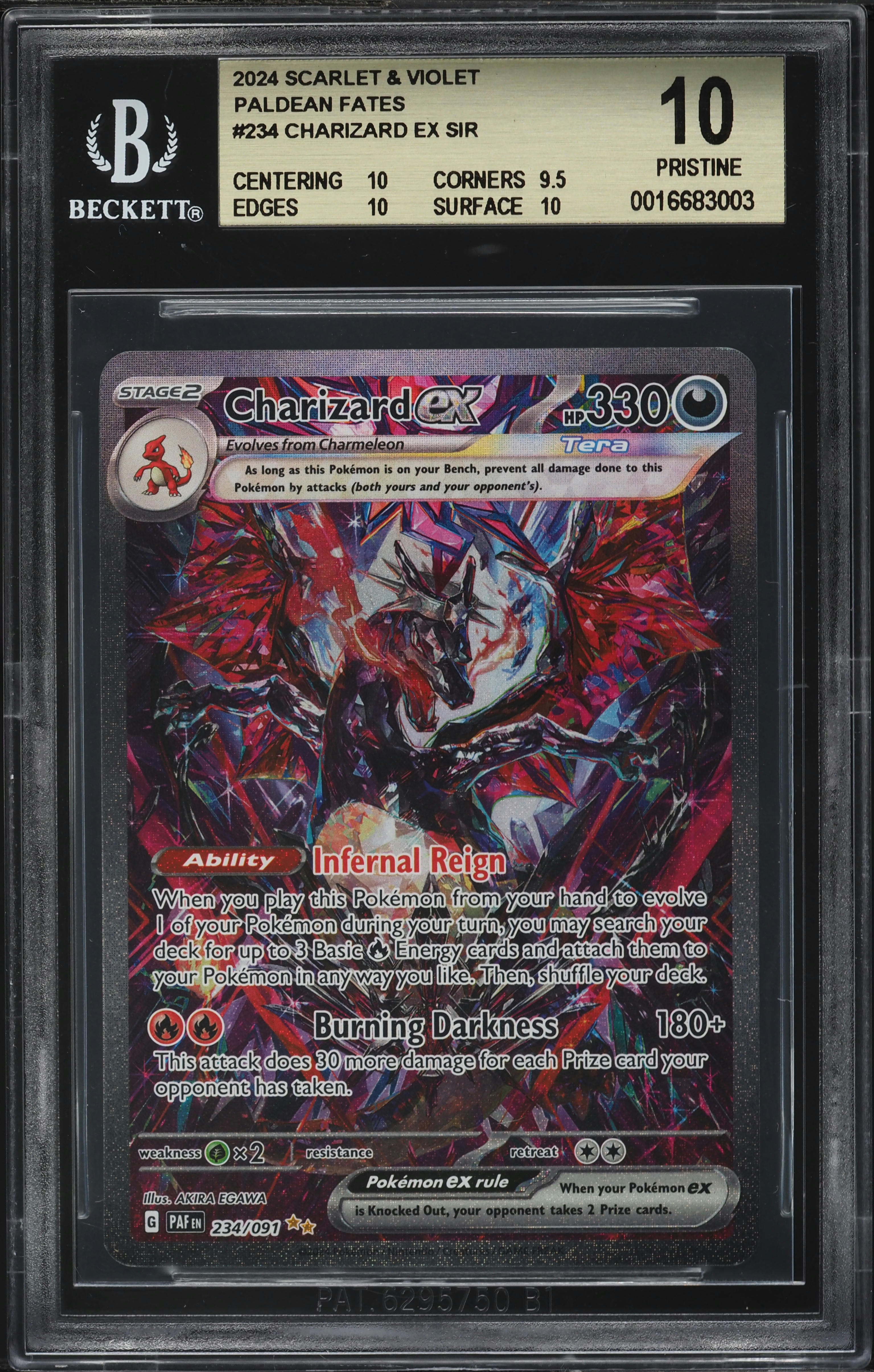 2024 Pokemon SV Paldean Fates Special illustration Rare Charizard