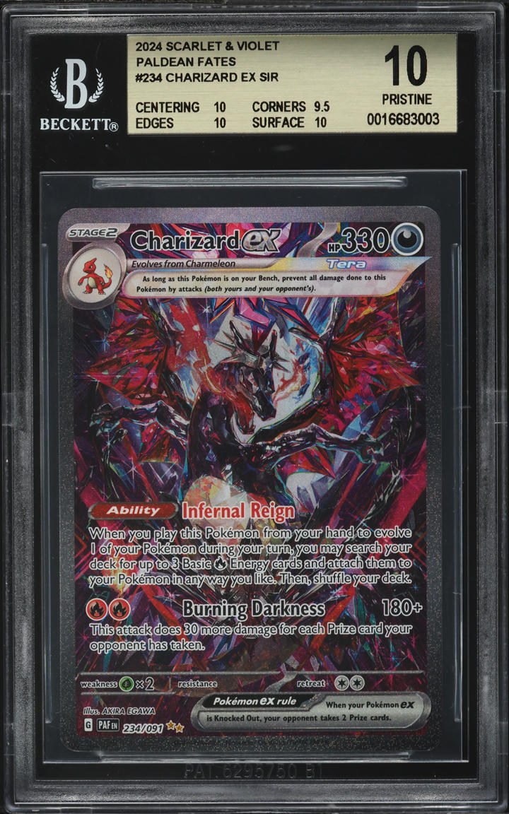 2024 Pokemon SV Paldean Fates Special illustration Rare Charizard