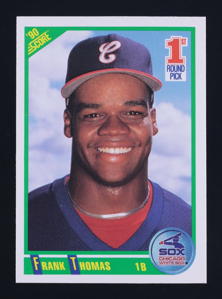 1990 Score Frank Thomas ROOKIE #663 MBA AUTH