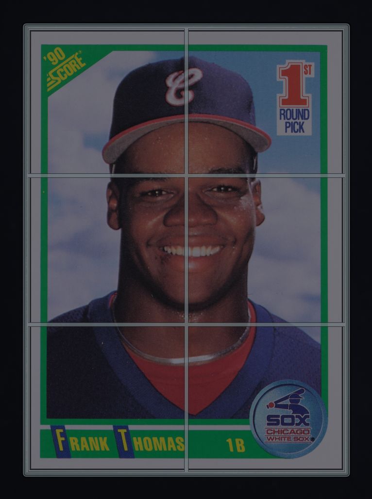 1990 Score Frank Thomas ROOKIE #663 MBA AUTH