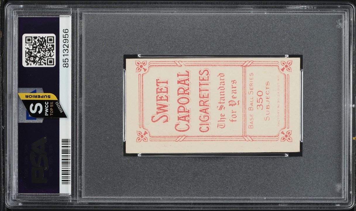 1909-11 T206 Jack Powell HORIZONTAL PSA 4 VGEX