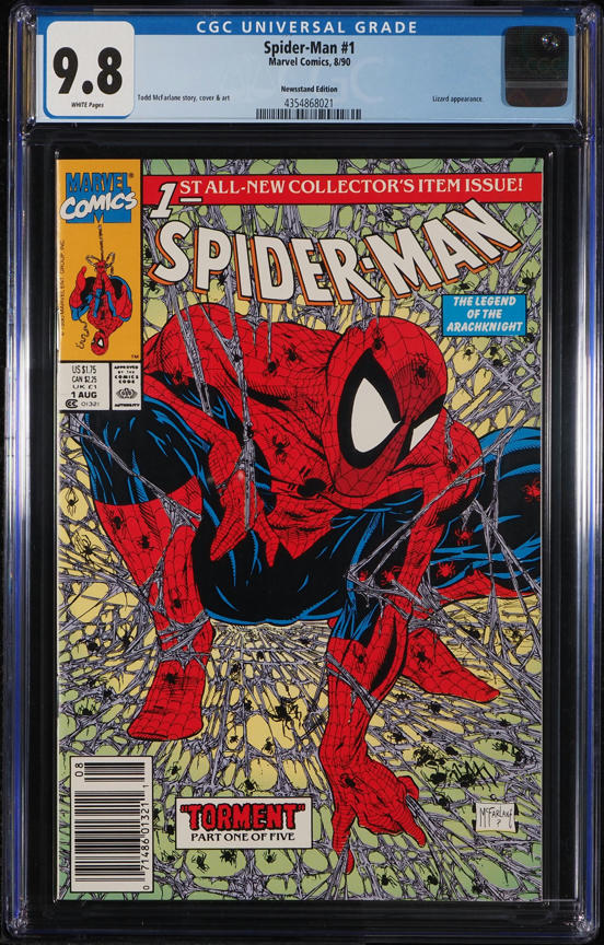 アメコミリーフ Spider-Man #1 (1990) CGC 9.8 Spider-Man #1 (Marvel, 1990) CGC 9.8 White Pages on Fanatics Collect