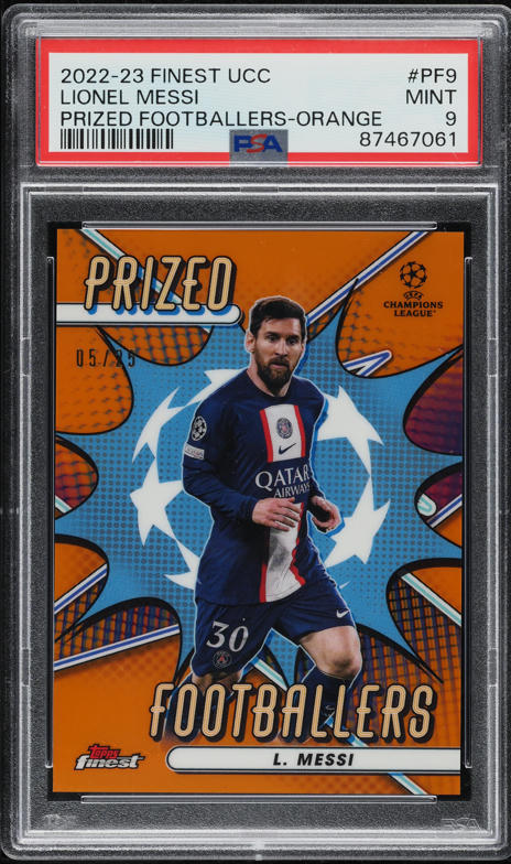 2011 Futera World Football Unique Memorabilia Gold Lionel Messi