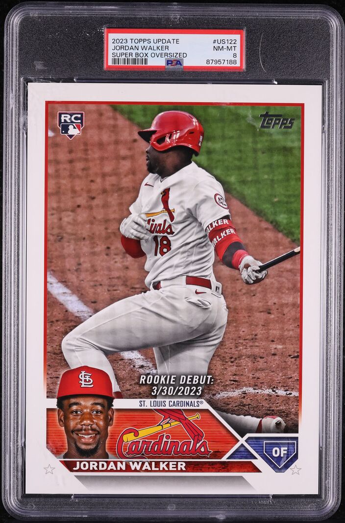 2023 Topps Update Super Box Oversized Card Jordan Walker ROOKIE