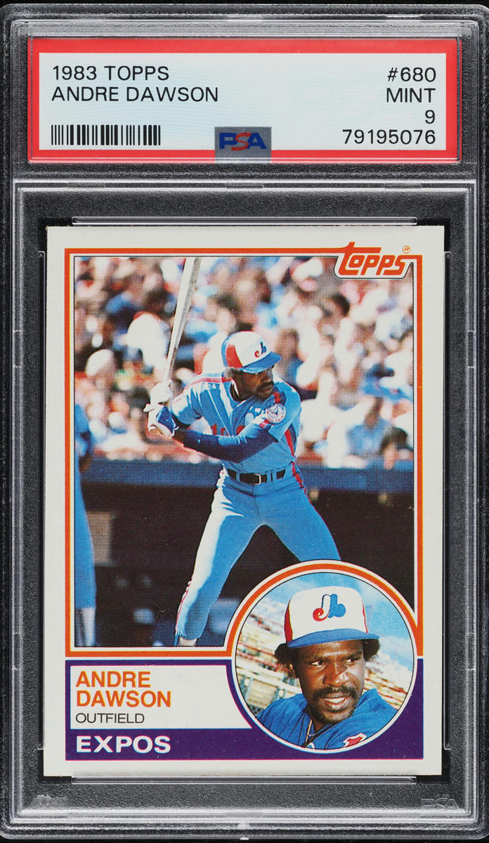 1983 Topps Andre Dawson #680 PSA 9 MINT