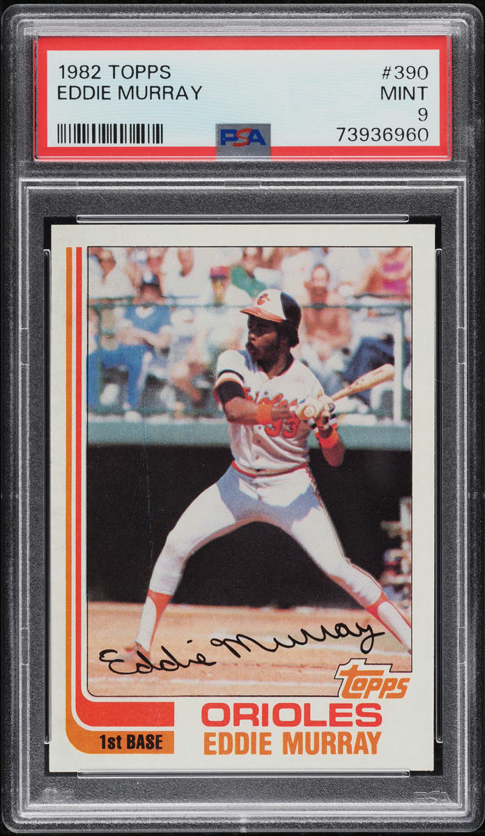 1982 Topps Eddie Murray #390 PSA 9 MINT