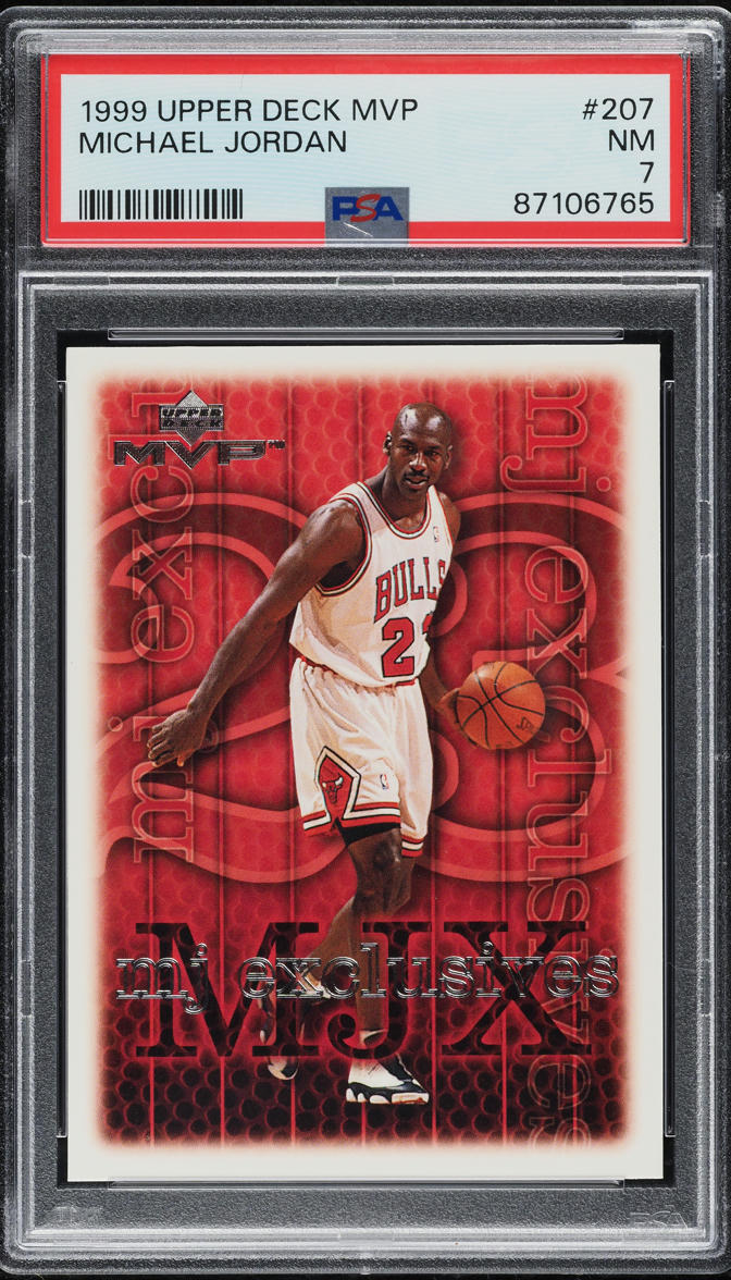1999 Upper Deck MVP Michael Jordan #207 PSA 7 NRMT