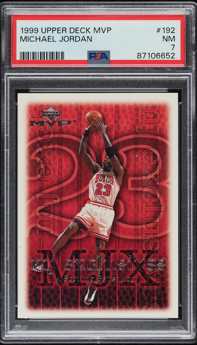 1999 Upper Deck MVP Michael Jordan #192 PSA 7 NRMT