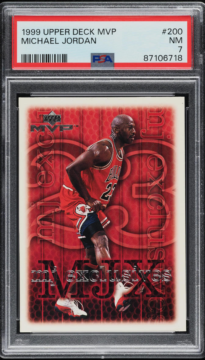 1999 Upper Deck MVP Michael Jordan #200 PSA 7 NRMT