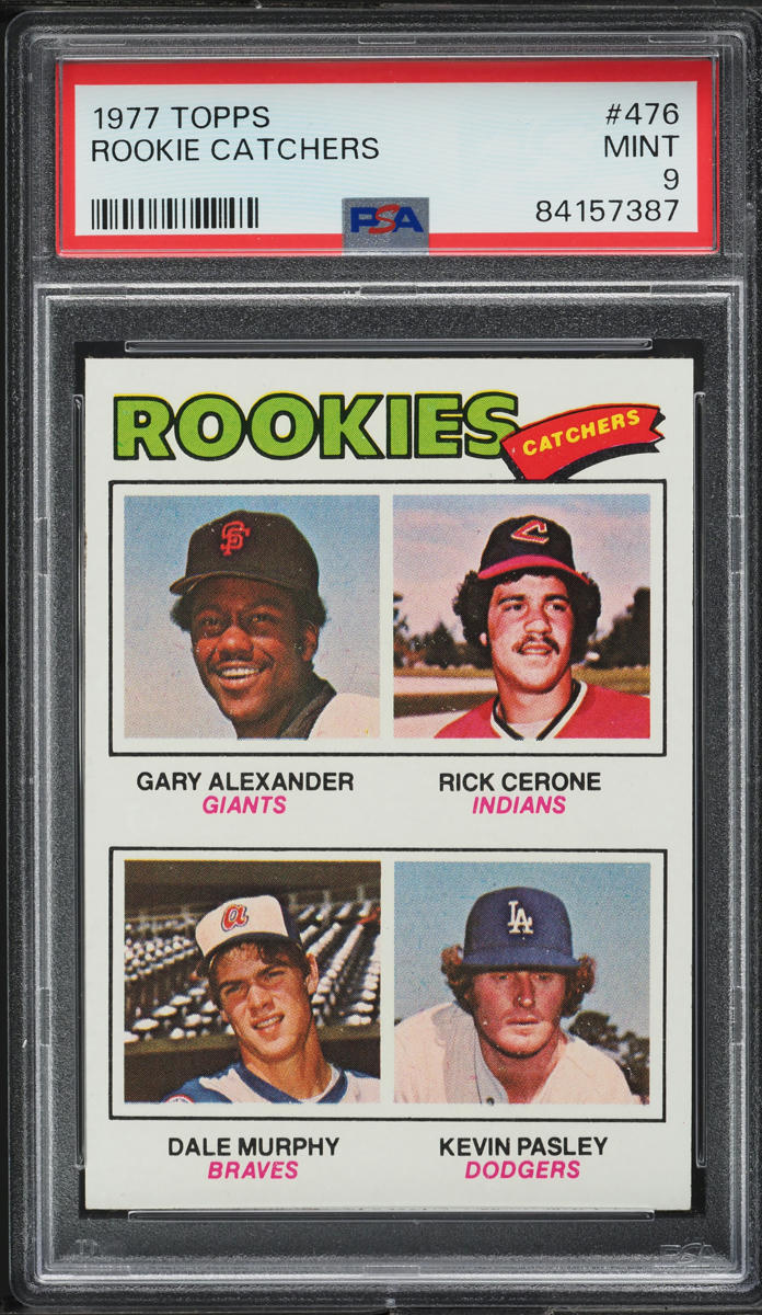 1977 Topps Dale Murphy ROOKIE #476 PSA 9 MINT