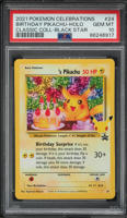 2021 Pokemon SWSH Promo Celebrations Classic Holo Birthday Pikachu