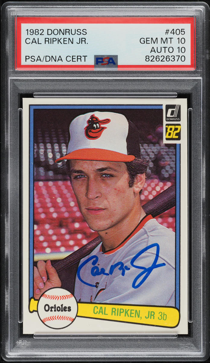 1992 北海道日本 新庄 ルーキーカード PSA-10 Gem Mint! 1982 Donruss Cal Ripken Jr. ROOKIE AUTO DNA 10 #405 PSA 10 GEM