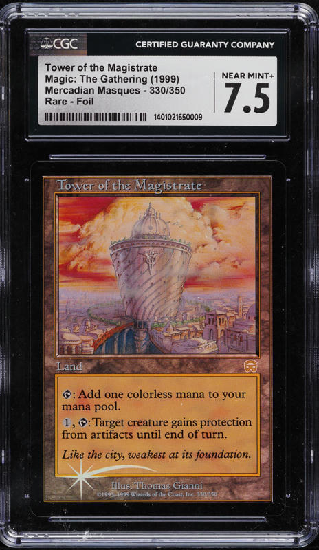 1999 Magic The Gathering Mercadian Masques Foil Snuff Out #162 CGC