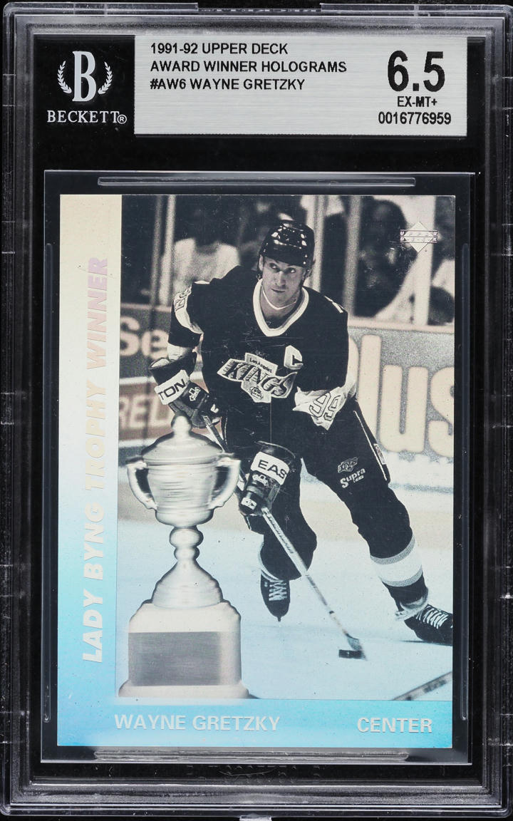1991 Upper Deck Award Winner Holograms Wayne Gretzky #AW6 BGS 6.5 EXMT+
