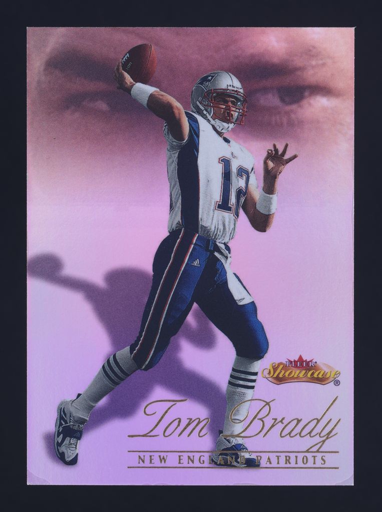 2000 Fleer Showcase Tom Brady ROOKIE /2000 #136 MBA AUTH