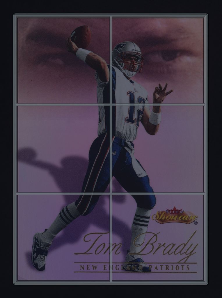 2000 Fleer Showcase Tom Brady ROOKIE /2000 #136 MBA AUTH