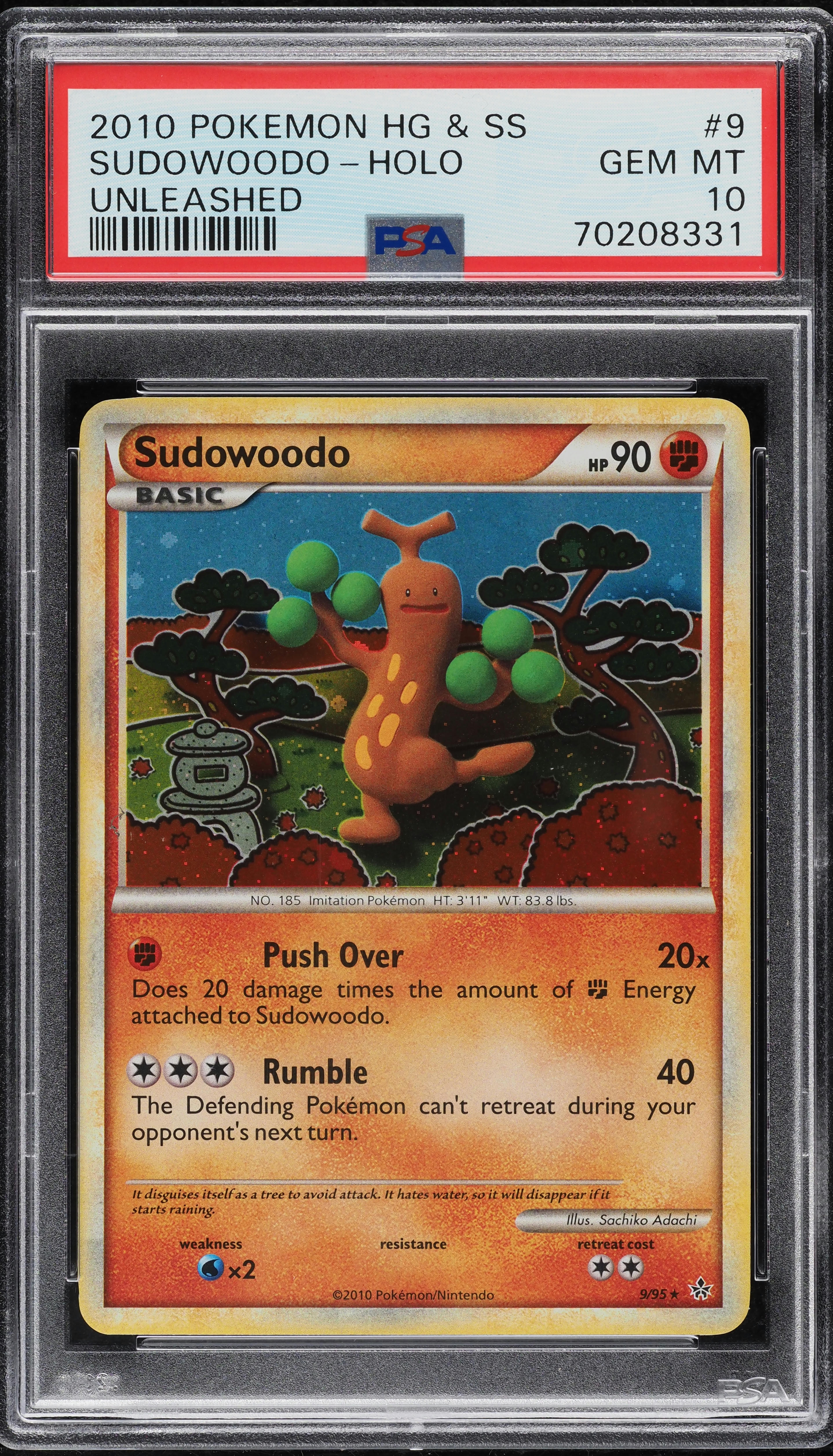 pokemon sudowoodo card Sudowoodo (15/115) [EX: Unseen Forces] main image 0