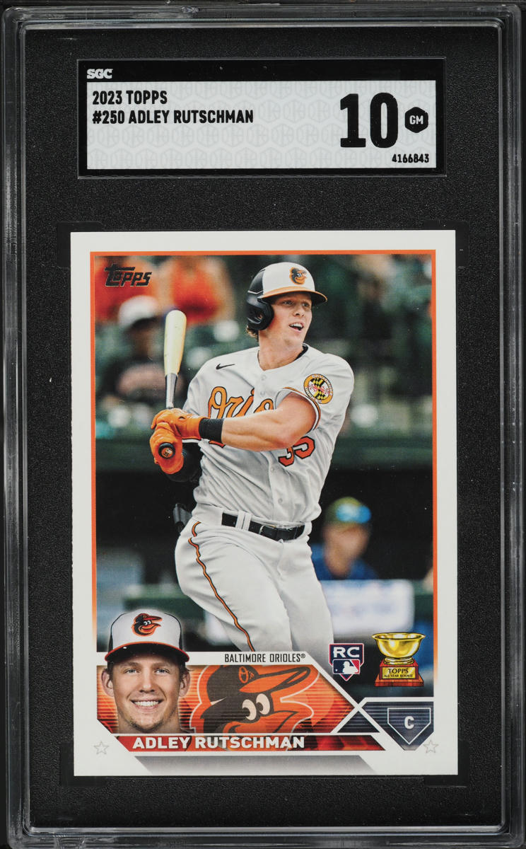 2023 Topps Adley Rutschman ROOKIE #250 SGC 10 GEM MINT