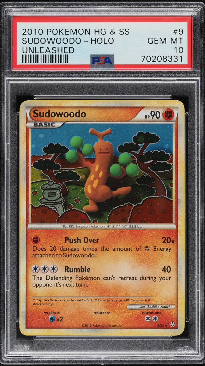 rare 2010 pokemon cards Lugia Legend Holo PSA 6