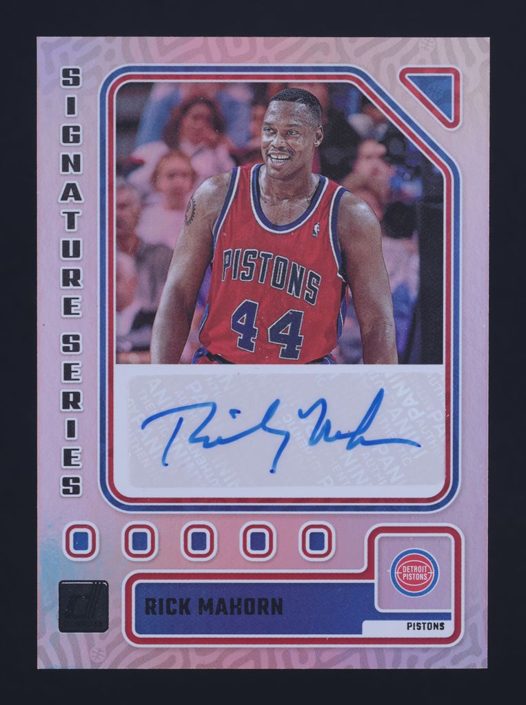 2023 Donruss Signature Series Rick Mahorn AUTO #SS-MAH MBA AUTH