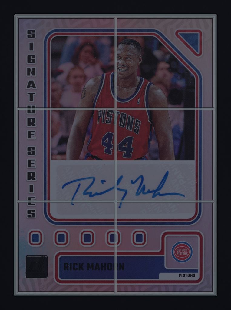 2023 Donruss Signature Series Rick Mahorn AUTO #SS-MAH MBA AUTH