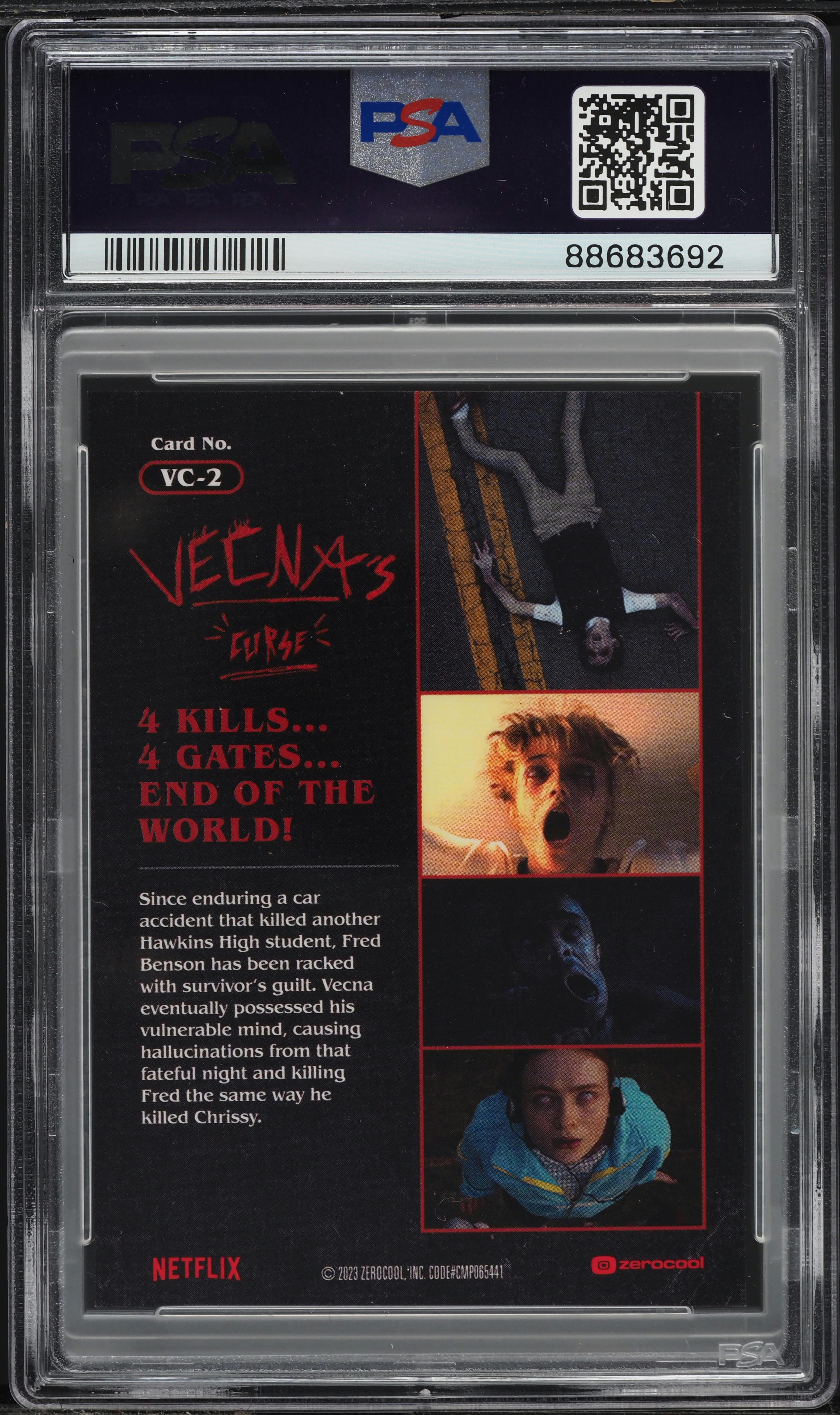 2023 Zerocool Stranger Things Vecna's Curse Lenticulars Fred