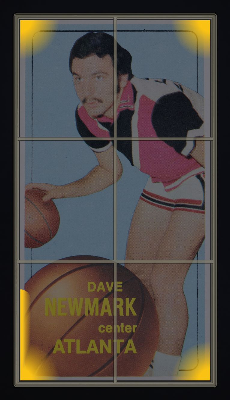 1970 Topps Basketball Dave Newmark #156 MBA AUTH