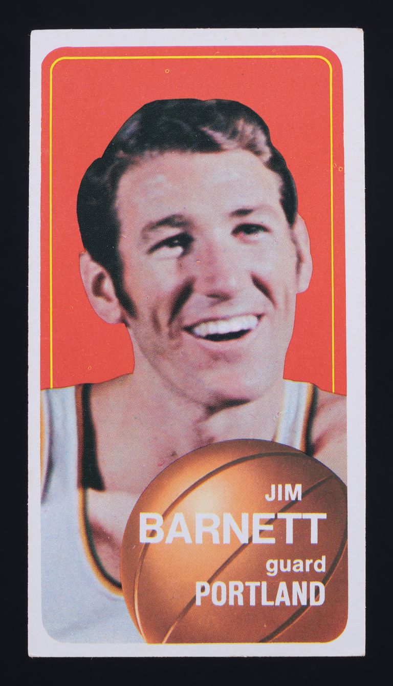 1970 Topps Basketball Jim Barnett #142 MBA AUTH