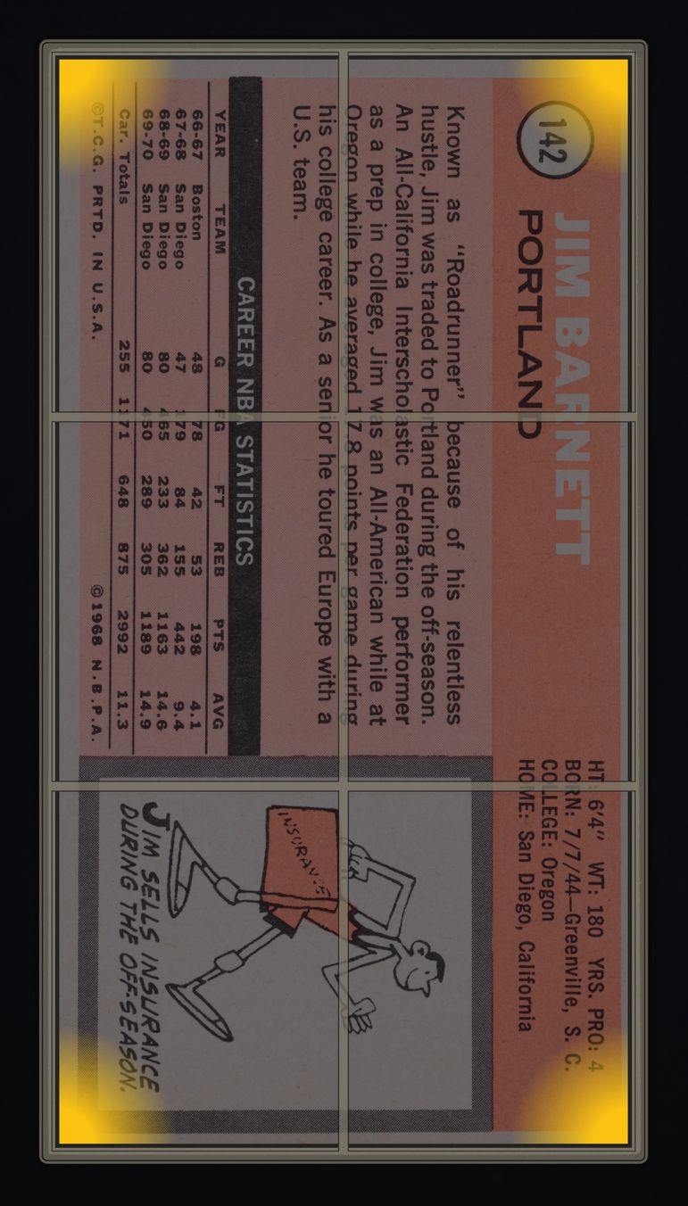 1970 Topps Basketball Jim Barnett #142 MBA AUTH