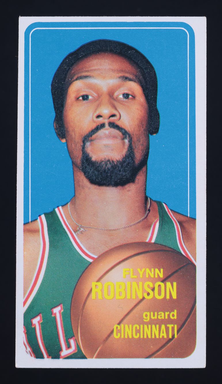 1970 Topps Basketball Flynn Robinson #40 MBA AUTH