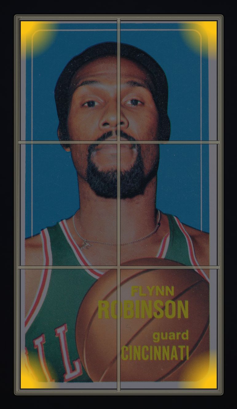 1970 Topps Basketball Flynn Robinson #40 MBA AUTH