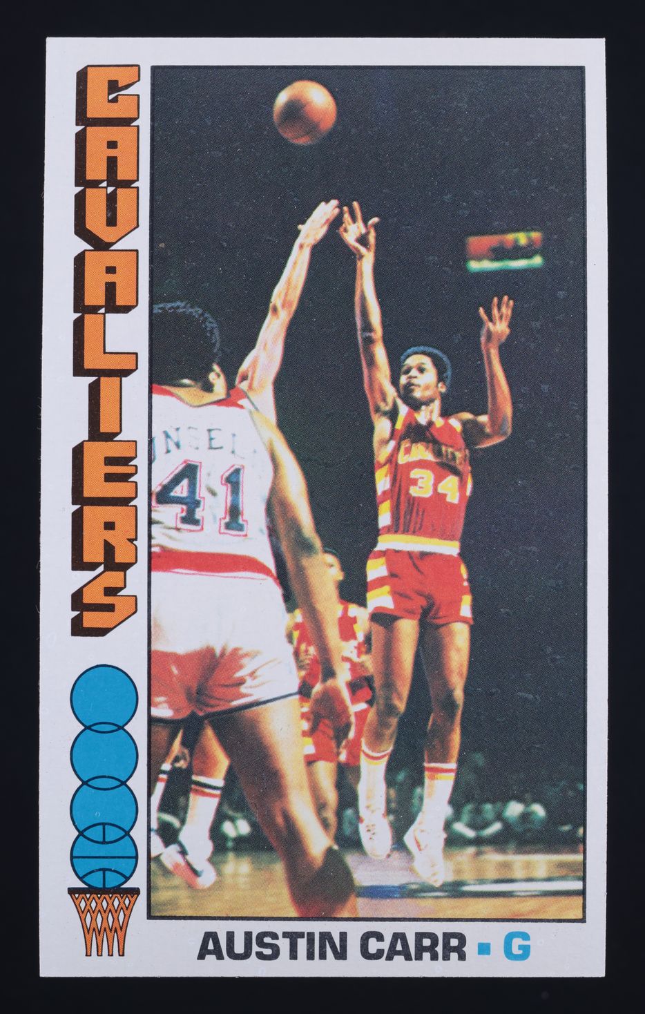 1976 Topps Basketball Austin Carr #53 MBA AUTH