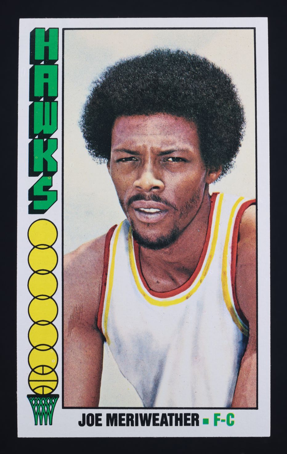 1976 Topps Basketball Joe Meriweather ROOKIE #37 MBA AUTH
